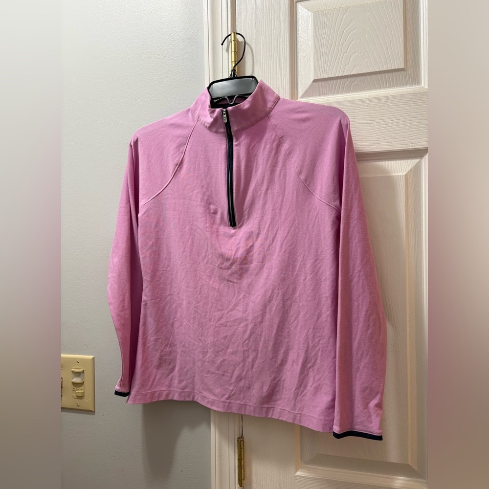 Peter Millar Melange Perth Performance Pullover Half-Zip Size Small